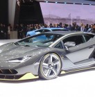 В Женевском car show была представлена эксклюзивная модель Lamborghini Centenario.